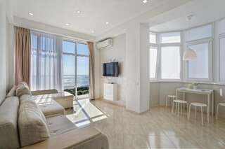 Апартаменты Apartment Yuzhnaya 62 Кореиз Апартаменты-студио с видом на море-5